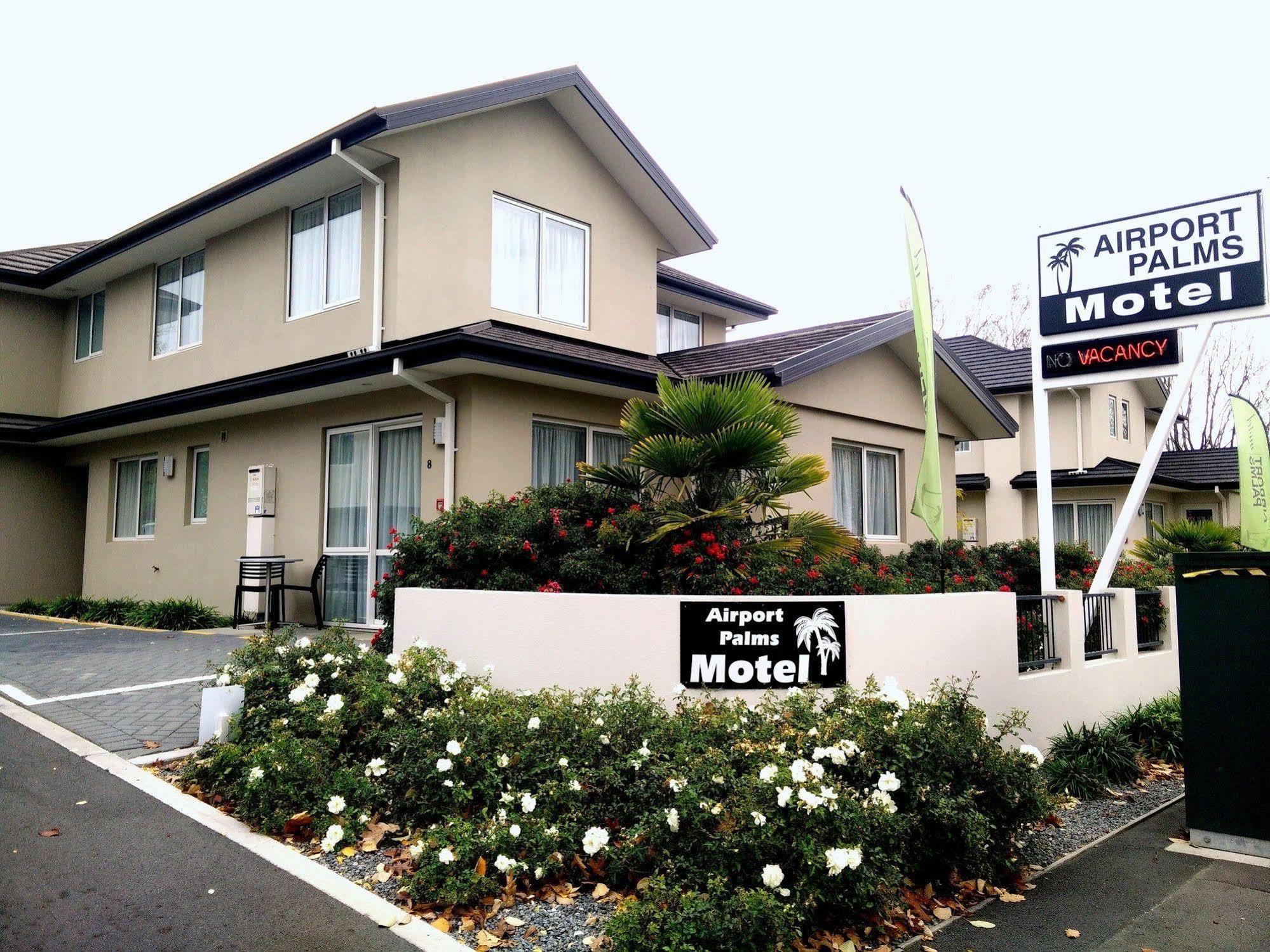 Airport Palms Motel Christchurch Exterior photo