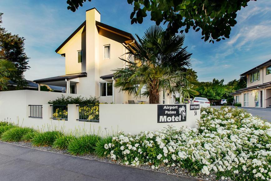 Airport Palms Motel Christchurch Exterior photo